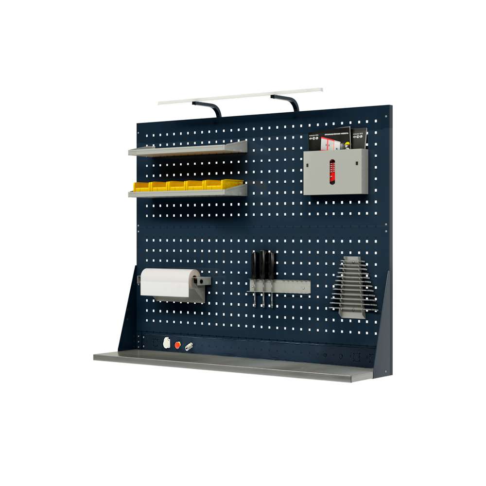 Экран двойной с освещением и электромонтажной панелью 1390х1000 1200h мм Экран двойной с освещением и электромонтажной панелью 1390х1000 1200h мм