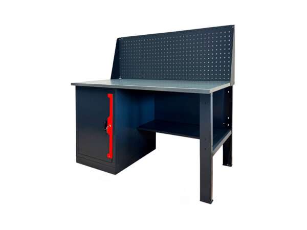Верстак однотумбовый с 3 отделениями 1390х686х1346h мм Верстак однотумбовый с 3 отделениями 1390х686х1346h мм