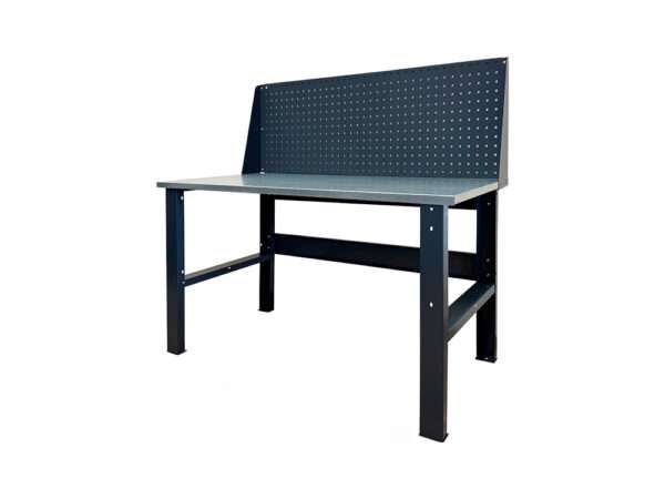 Верстак безтумбовый с одинарным экраном 1390х686х846h мм Верстак безтумбовый с одинарным экраном 1390х686х846h мм